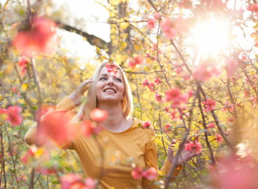 How does the spring season boost our health and wellness?