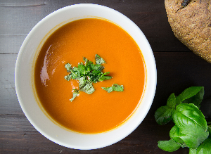 Healthy carrot soup